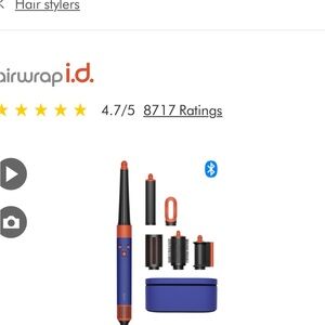 Dyson Airwrap Styler in Blue and Orange